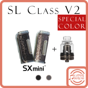 [售罄]億海 YiHi SXmini SL Class V2 Box Mod SL2 100W 可18650.20700.21700單電池 可510霧化器轉接 大煙主機 特殊雕花版套組(含V2成品霧化器) 頂配設備
