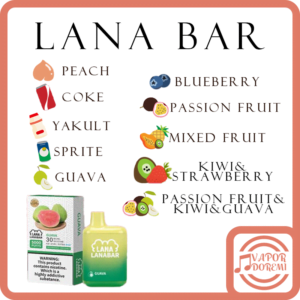 [停售]Lana Bar 爆涼系列 一次性\多口數\拋棄式電子菸 #5000口 3%