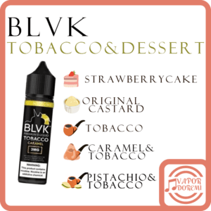 [不涼][美國品牌]BLVK 獨角獸大煙 菸草&甜點系列 大煙油60ML 3MG