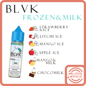 [美國品牌] [2-3分涼] BLVK 獨角獸大煙 冰凍&牛奶系列 大煙油60ML 3MG