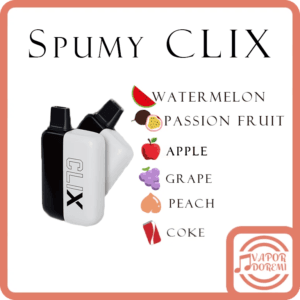 [售罄] Spumy Clix 多口數\一次性\拋棄式電子菸 #7500口 *購買方式 任2口味+一顆主機電池